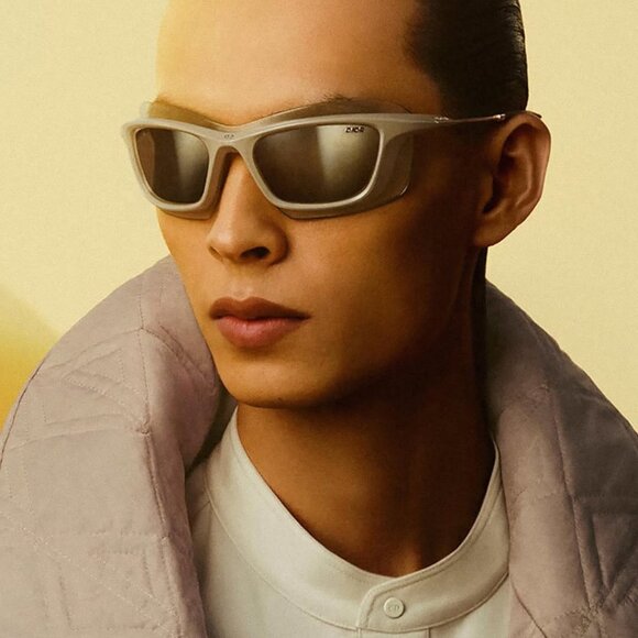 Dior DIORXPLORER S1U 78A4 Sunglasses Brown Square Frame, Grey Lenses - Picture 3 of 11